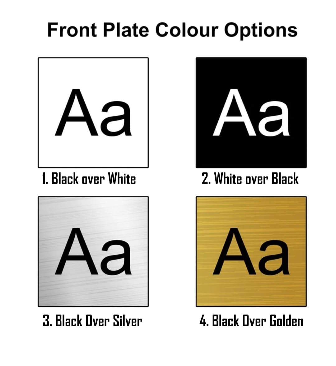 Vectopic? Customized Self Adhesive Name Plate | Black & Gold Engraving Sheet with Vinyl Lettering| With Font Plate color Options | Name Plate For Home, Office & Outdoor Entrance 30x10 Cm | Color-Black