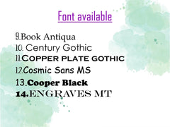 Vectopic? Customized Self Adhesive Name Plate | Black & Gold Engraving Sheet with Vinyl Lettering| With Font Plate color Options | Name Plate For Home, Office & Outdoor Entrance 30x10 Cm | Color-Black