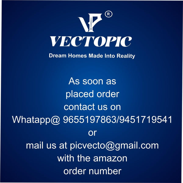 Vectopic Customized Name Plate for Home & Office | 30x15 cm Self-Adhesive Plate | Black & Gold Acrylic with 3D Lettering | Weatherproof & Stylish Design