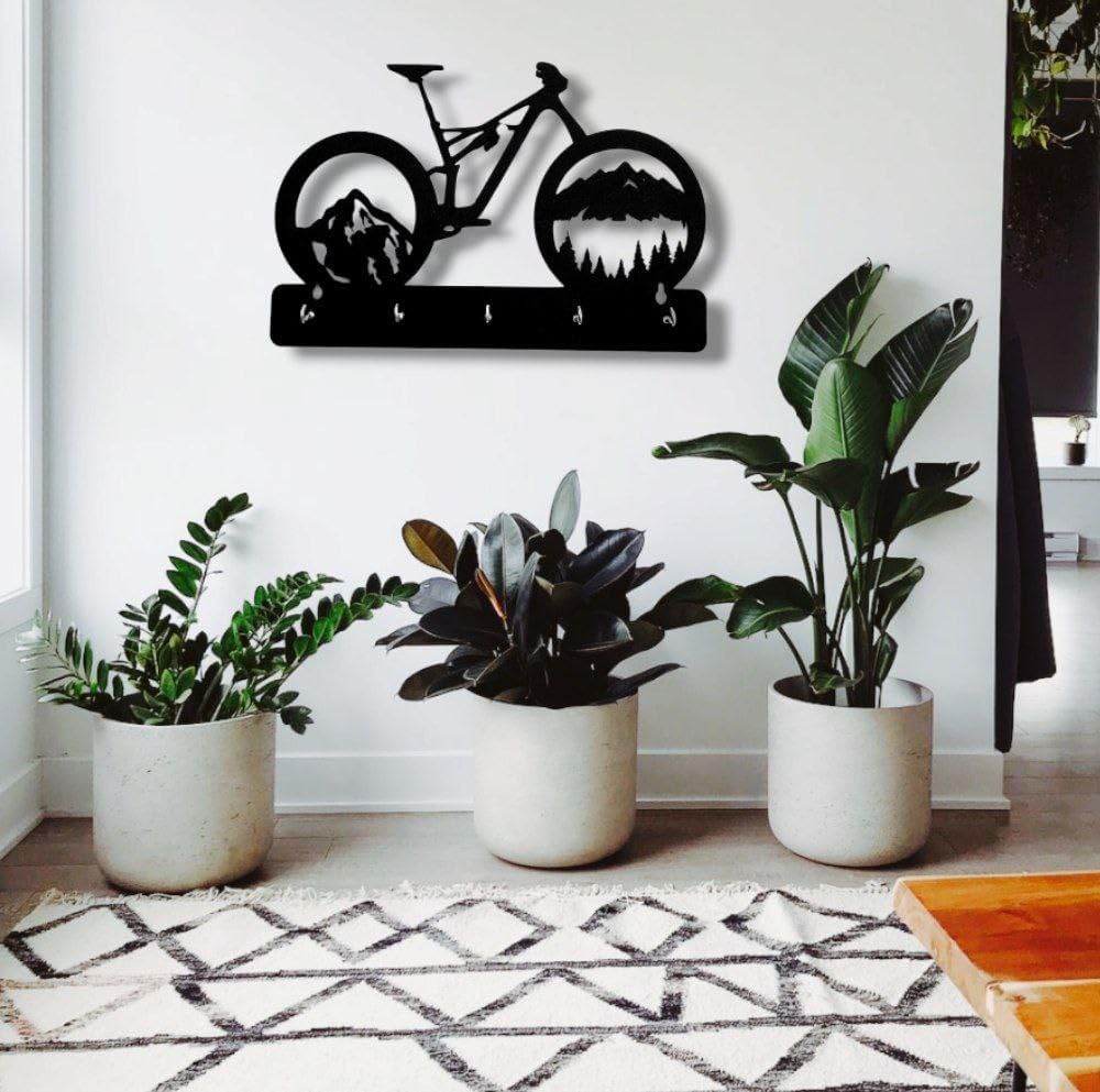 Bicycle Key Holder for Home | Wall Stylish Key Stand | Key Hanger | Key Chain Holders for Wall